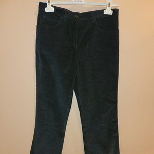 #144 NWT Armani Black Corduroy Pant; Size 6.